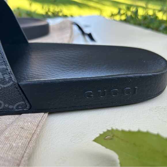 Gucci Tiger 🐅 Print Slip on sandals Men’s size 8 New in Dust Bags - Picture 6 of 8